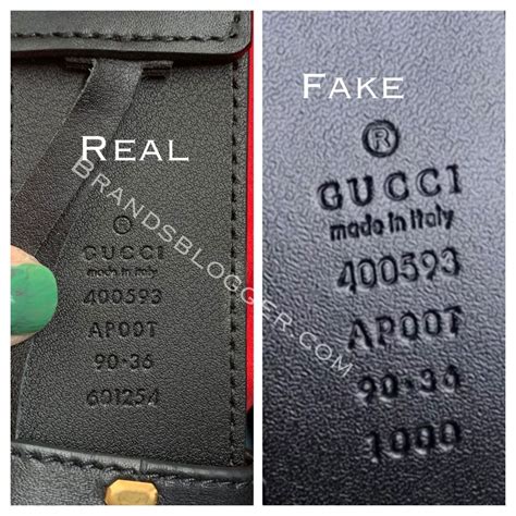 gucci belt fake serial number|gucci belt identification.